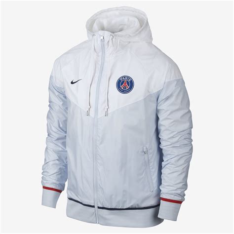 2015-2016 psg nike authentic windrunner jacke weiß|Nike PSG Paris Authentic Windrunner Jacket White NAVY .